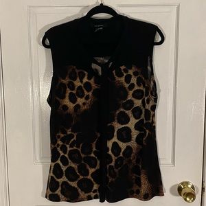 Leopard print top